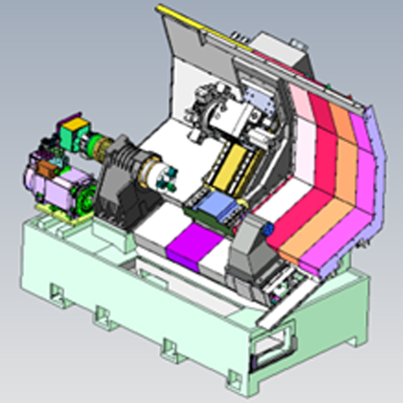 Interpolated Y-Axis with Tailstock Turning and Milling DBT-5050Y